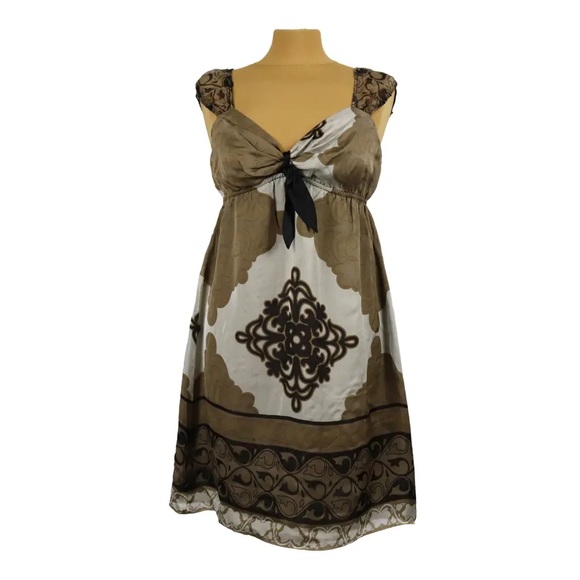 Hale Bob Silk Mid-length Dress - Picture 1 of 8